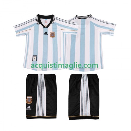 Divisa di Calcio Argentina Retro Bambino Prima 1998